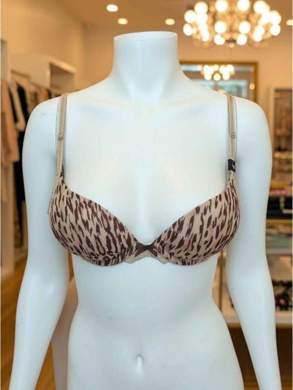 NWT Victoria's Secret Leopard Print Push-Up Bra 34A